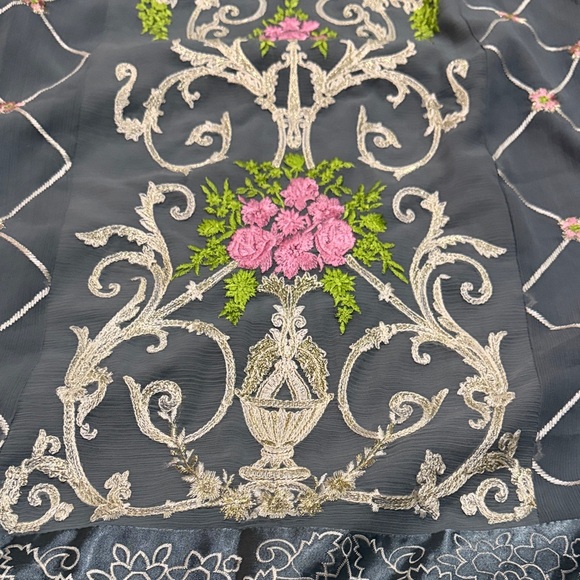 Floral Embroidered women salwar kameez suits . - Picture 6 of 11